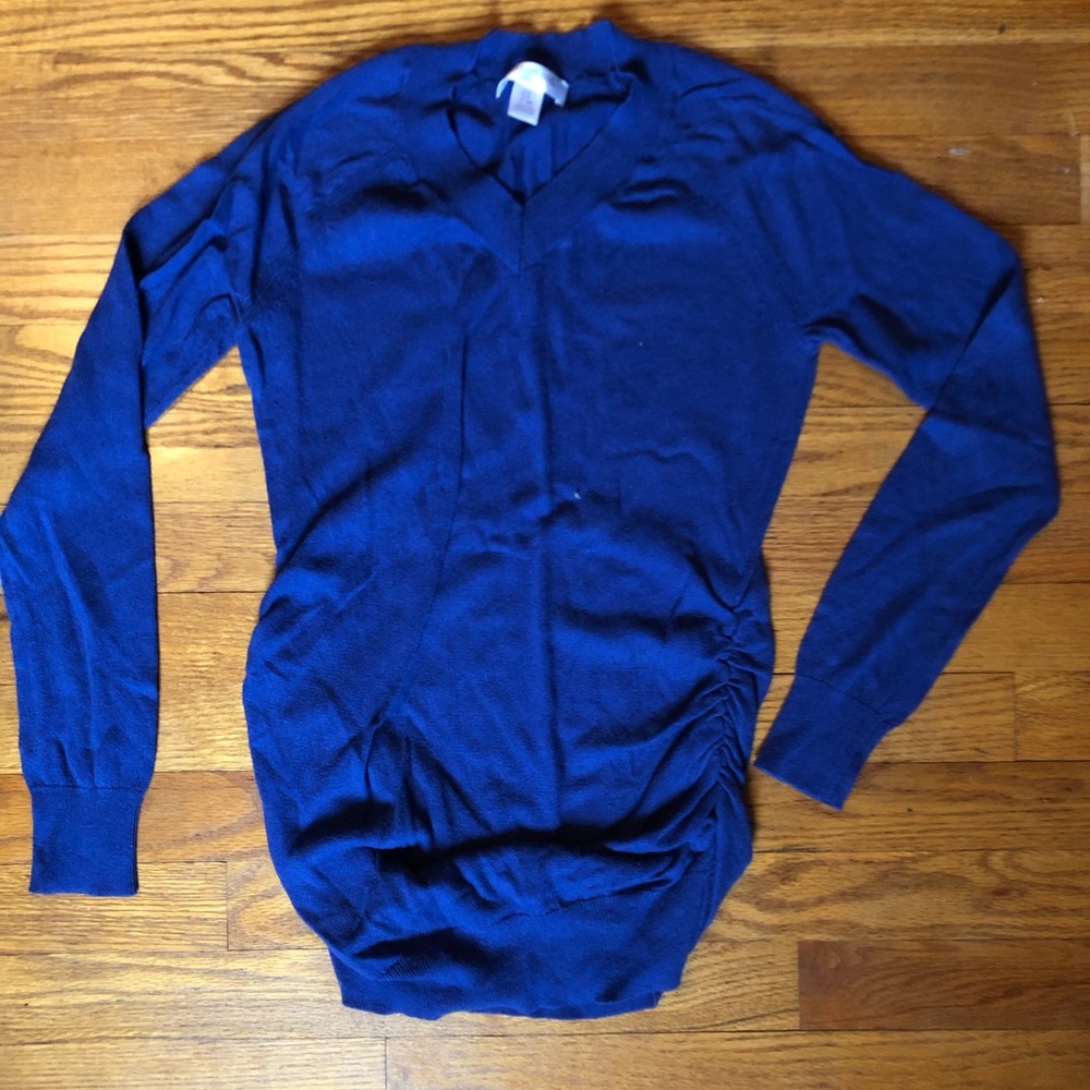 Motherhood maternity blue sweater